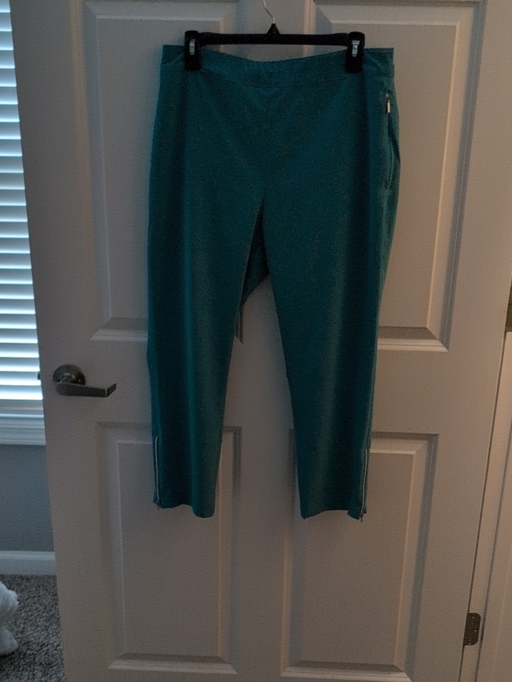Chico's Teal Slim Jogger Pants